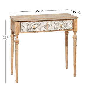 โต๊ะคอนโซลไม้ Naturel ทำจากไม้ออกแบบได้ตามต้องการทันสมัยคอนโซลไม้ขายดี - Product Image 6