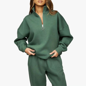 Conjunto Deportivo Ligero de Dos Piezas para Mujer, Talla Grande, Color Sólido, Informal, para el Hogar o el Gimnasio - Product Image 3