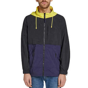Vente en gros Veste coupe-vent à fermeture éclair OEM Veste coupe-vent personnalisée pour hommes Veste coupe-vent pour hommes - Product Image 2