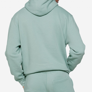 Sweat à capuche personnalisé pour homme avec logo graphique, cordon de serrage, manches longues, poche kangourou, coton et polyester - Product Image 6