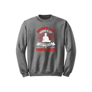 Sweat-shirt en coton mélangé Style décontracté Bouddha Thèmes Imprimer 12 Options de couleur 260-280 GSM Placement de conception personnalisable pour l'hiver - Product Image 1