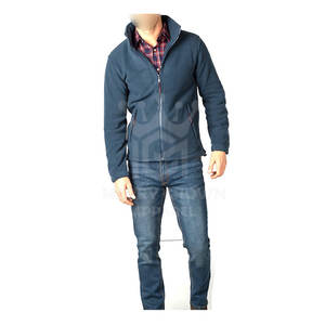 Alta calidad logotipo personalizado impresión hombres Stand Collar Top Trending invierno Polar Fleece chaqueta cremallera Casual chaqueta de invierno - Product Image 3