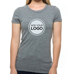 Camisetas de manga corta de tres mezclas para mujer - Product Image 2