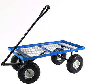รถเข็นกอริลลาสำหรับสวนใช้ในฟาร์มทำจากเหล็กน้ำหนักมากน้ำหนัก1000ปอนด์พร้อมตาข่ายถอดออกได้แปลงเป็นเตียงพื้นเรียบ - Product Image 3