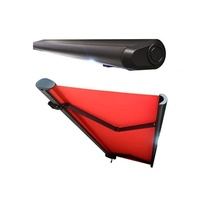 Pare-soleil d'extérieur, auvent latéral rétractable automatique, auvent roulant en aluminium, auvent de porte