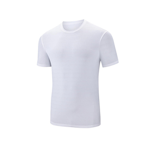 Camiseta Personalizada OEM 2025 para Hombre, Cuello Redondo, Manga Corta, Secado Rápido, Transpirable, 100% Algodón, Tejido de Punto, Alta Calidad, Cómoda - Product Image 2