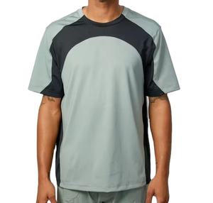 เสื้อยืดคอตตอน 100% สำหรับผู้ชาย แบบสั่งทำพิเศษ รุ่นใหม่สำหรับฤดูร้อน ทรงโอเวอร์ไซส์ คอกลม คุณภาพสูง สีขาวล้วน 220 กรัม - Product Image 1