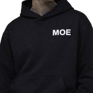 Sudadera con Capucha de Felpa de Algodón Grueso para Hombre, Corte Oversize con Logotipo Bordado, Estilo Urbano, para Marca Privada OEM - Product Image 3