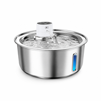 8L Intelligenter Kabelloser Sensor Edelstahl Katzen-Trinkbrunnen Automatischer Haustier-Wasserspender für Mehrere Katzen und Hunde OEM ODM