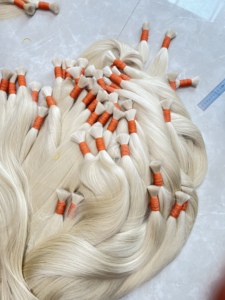 Color 613 cabello humano Rubio a granel directo de fábrica cabello crudo vietnamita de alta calidad - Product Image 4