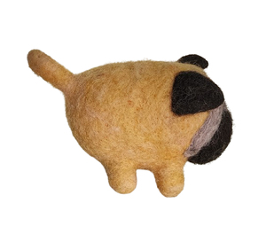 Juguete de perro de fieltro hecho a mano de Nepal, juguete educativo Unisex para niños, artesanía para niños - Product Image 3