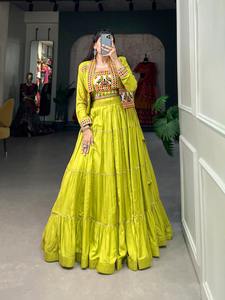 El último diseñador Pure Rayon Printed Work Koti Lehenga Choli de Fab Zone - Product Image 3