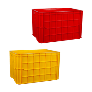 5007 Plastic <b>Crate</b> Without Hole 5T New Design Plastic Storage <b>Crate</b> Custom Sizes Large Plastic <b>Crate</b> Diverse Colors Storage <b>Box</b> - Product Image 2