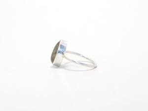 Hot Popular 925 Sterling Silver Hip Hop Vintage <b>Ring</b> Wholesale Jewelry with Natural Labradorite Gemstone Wedding Gift for Her - Product Image 4
