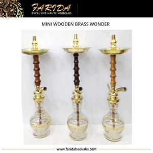 Farida ชุดฮุคคาสุดหรูขนาดเล็กสไตล์อียิปต์อุปกรณ์มอระกู่ทำจากไม้ขายดีที่สุดทำจากทองเหลือง - Product Image 6