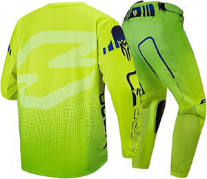 ชุดอุปกรณ์มอเตอร์ครอสประสิทธิภาพสูง เสื้อเจอร์ซีย์และกางเกงแบบคอมโบ สำหรับผู้ชายและผู้หญิง ชุดขี่ออฟโรดเอนดูโร - Product Image 2