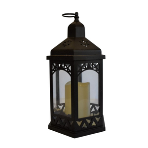 Premium Quality <b>Black</b> Iron Metal Hanging <b>Lantern</b> <b>Candle</b> Holder Indoor Outdoor Christmas Home Decor Wedding Decoration Modern - Product Image 6