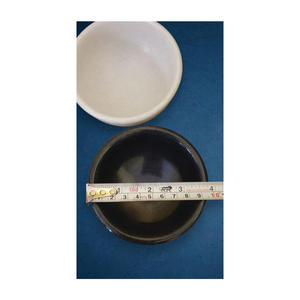 Cuenco de uso doméstico de piedra blanca y negra de calidad de lujo, cuencos de mármol macizo - Product Image 5