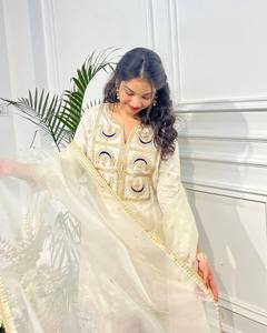 Vêtements pakistanais les plus vendus Salwar Kameez Pakistanais Party Wear Salwar Costumes pour fournisseur et exportateur dans le monde entier - Product Image 6