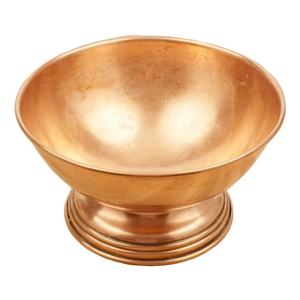 Bol alimentaire personnalisable en métal plaqué cuivre de haute qualité pour la maison, le dîner, le mariage et les événements Resorts Party Tableware - Product Image 1