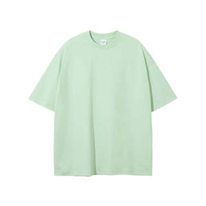 Mejor venta al por mayor logotipo personalizado camiseta Unisex de alta calidad 100% algodón 350gsm camiseta de gran tamaño Drop Shoulder T-shirts - Product Image 3