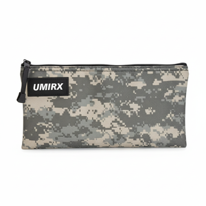 Pochette à fermeture éclair en camouflage numérique ODM OEM, en nylon Cordura, organiseur d'outils utilitaire avec porte-pinceaux de maquillage, sac cosmétique tendance - Product Image 1
