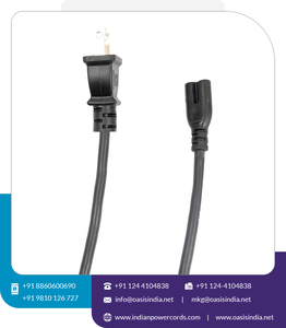 Câble d'alimentation 12V à prix d'usine, connecteur C7, électronique grand public, approuvé, matériau PVC noir, 1-15P IEC femelle, longueur personnalisée - Product Image 4