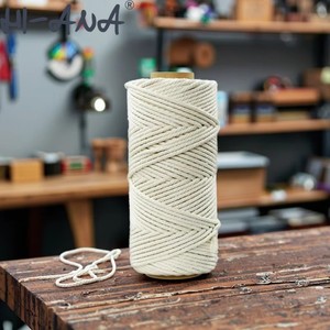 <span class=keywords><strong>Macrame</strong></span> Cotton Chủ Đề Tự Làm Handmade Bện Dây 4Mm Sợi Đầy Màu Sắc Tay Dệt Sợi Dây Thừng Chất Liệu Kit Cho Hàng May Mặc Tấm Thảm Dệt - Product Image 1