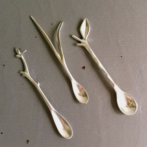 ช้อนทองแดงทำด้วยมือพร้อมงานศิลปะดอกไม้วาดด้วยมือที่สวยงามสำหรับเป็นของขวัญ hampers ในราคาที่ต่ำที่สุดโดยโซนหัตถกรรมส่งออก - Product Image 5