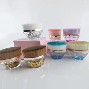 Pinceau Kabuki Magique à Manche en Cristal - Pinceau Plat Personnalisé pour le Visage, Blush Liquide, Poudre, <span class=keywords><strong>Fond</strong></span> <span class=keywords><strong>de</strong></span> <span class=keywords><strong>Teint</strong></span>, Pinceau Cosmétique Unique - Product Image 6