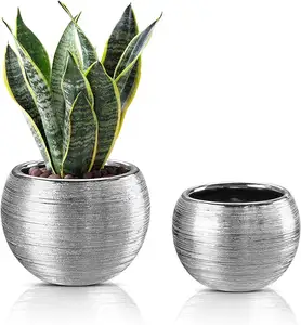 Nieuwe Aankomst Metalen Plantenbakken Voor Tuindecoratie Tegen Goedkope Prijs Hoge Kwaliteit Bloemenplanter Potten Met Poedercoating Voor Thuis