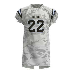 Ensembles de maillots et shorts à manches courtes, personnalisables avec logo, imprimés, anti-humidité, grandes tailles, pour uniformes de football américain – Meilleures ventes - Product Image 2