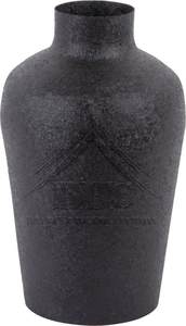 Floreros de metal decorativos asequibles con acabado recubierto de polvo negro y diseños de moda para una decoración del hogar económica - Product Image 2