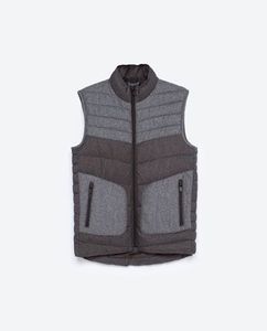 Chaqueta Acolchada con Capucha Unisex de Alta Calidad, con Cierre de Cremallera sin Mangas, Personalizable, Resistente al Agua/Viento, Informal, con Logotipo Frontal - Product Image 4