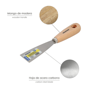 Spatola con Manico in Legno e Lama da 40mm. - Product Image 3