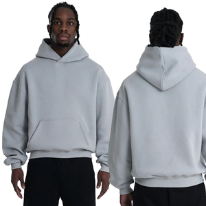 เสื้อฮู้ดสตรีทผู้ชายผ้าคอตตอนขนาดใหญ่ - Product Image 6