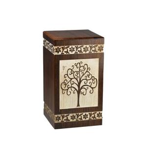 Handmade Rosewood Urn for Human <b>Ashes</b> Adult Personalized Wooden <b>Box</b> Pet Urn for <b>Dogs</b> Cats Handcrafted - Product Image 1