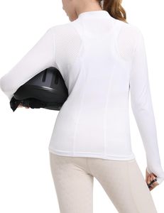 Camisas ecuestres de alta calidad para mujer, camisas de manga larga para montar a caballo, camisa ecuestre de secado rápido, Jodhpur & Breeches - Product Image 2