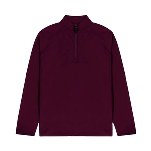 2025 sudadera personalizada con media cremallera para hombre, ligera, a la moda, venta al por mayor, Color sólido, cuello simulado, maternidad, a prueba de viento, superventas, OEM - Product Image 1