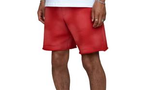 Short décontracté pour hommes de haute qualité Léger Vintage Distressed Acid Washed Streetwear pour Jogging Sun Faded Look - Product Image 3