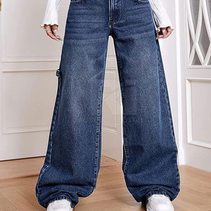 Pantalones Holgados de Cintura Media Transpirables para Mujer, 100% Algodón, para Invierno, Diseño Moderno, Venta al por Mayor en Línea - Product Image 6
