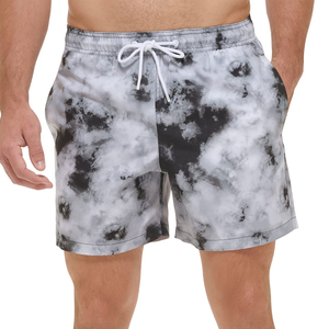 กางเกงขาสั้นบอร์ดพรีเมี่ยมของผู้ชายชุดชายหาดฤดูร้อนแห้งเร็วมีกระเป๋าพิมพ์ลายซับลิเมต - Product Image 1