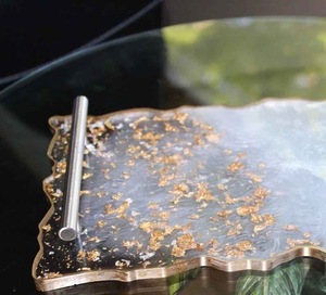 Resin <b>Decorative</b> Tray in Multiple Colors Rectangle Home <b>Decor</b> Resin Tray High Quality - Product Image 1