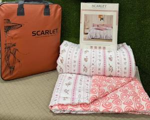 Ensemble de literie en coton pur de nouvelle conception avec un ensemble de couette léger et durable pour la chambre à coucher, l'hôtel et la décoration de la maison - Product Image 1