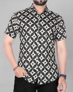 Camisa cómoda de LICRA para hombre personalizada de calidad de exportación India para uso diario disponible al mejor precio - Product Image 3