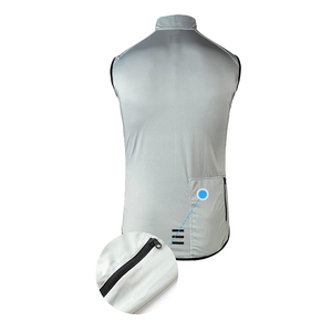 Vente en gros OEM gilet de cyclisme réfléchissant coupe-vent pour hommes gilet de cyclisme maillot de sport en plein air gilet de vélo porter des vêtements - Product Image 2