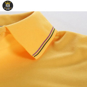 Hombres con estilo transpirable para Polo Camisetas Logotipo personalizado Impreso Patrón sólido Tejido de punto ecológico - Product Image 5