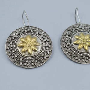 Indian Ethnic Gold-plated Stone Dangle Earring Jewelry for Women and Girls available at Reasonable Price - Product Image 1