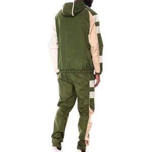 Chándal cortavientos de nailon y poliéster ligero impermeable con logotipo personalizado OEM para hombre, conjunto de chándales cortavientos de nailon para exteriores para hombre - Product Image 6