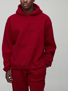 Chándal de hombre 100% poliéster de 2 piezas, estilo oversize con hombros caídos, cómodo, con logo personalizado impreso en DTG. - Product Image 3